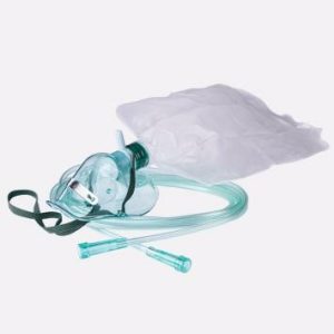 Maschera ossigenoterapia adulti  ad alta concentrazione con reservoir - conf. da 10 pz. (cad. €.1,20)