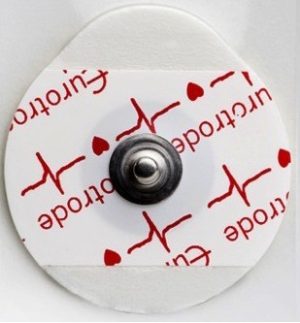 Elettrodi monouso ECG PSG45, diametro mm. 45 x 42, Eurotrode, gel solid, connessione a clip - TORINOMED