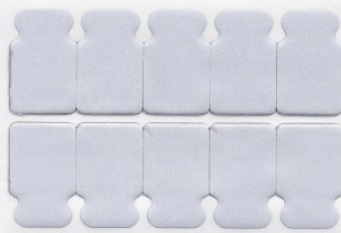 Elettrodi a francobollo Elettrodi a francobollo monouso pregellati per ECG PFR2034 - TORINOMED