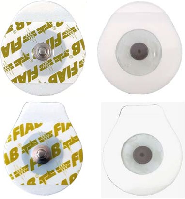 Elettrodo 9079/100 ovale in foam pregellato,gel solido Fiab, adulti, mm. 36 x 40 - TORINOMED