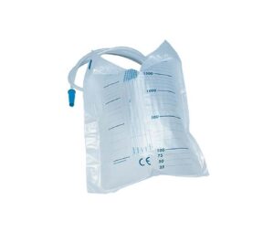 SACCA URINE SANIBAG 2 LITRI - TUBO 90 SENZA RUBINETTO -TORINOMED