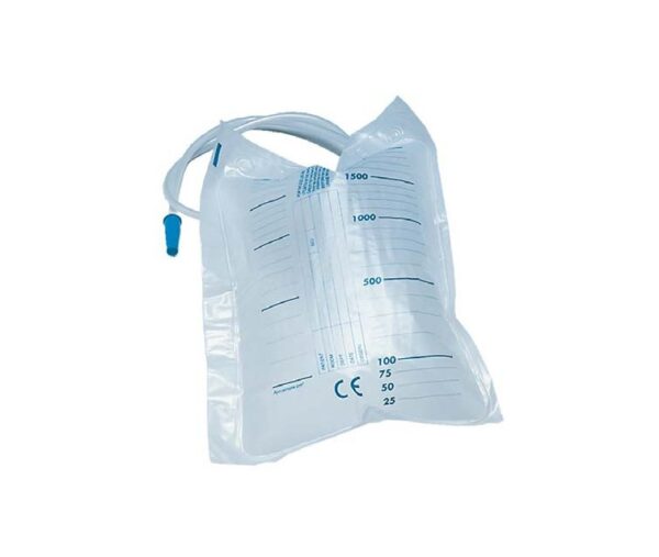 SACCA URINE SANIBAG 2 LITRI - TUBO 90 SENZA RUBINETTO -TORINOMED