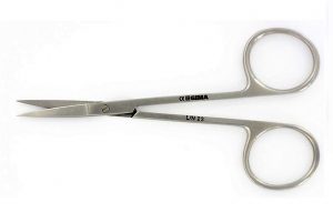 TORINOMED - FORBICINE IRIS IN ACCIAIO INOX rette - 11 cm.