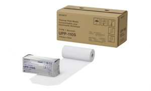 Rotolo carta termica  Sony UPP 110 S - rotolo H. 110 mm. x 20 mt. - conf da 10 rotoli ( €. 7.50 CAD.)
