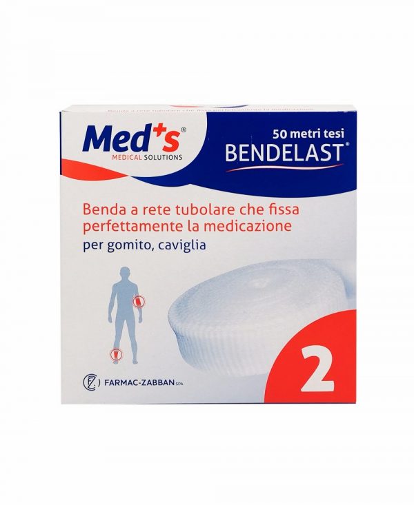 TORINOMED - Rete Elastica Tubolare Bendelast® Misura 2 - Confezione 50 Metri