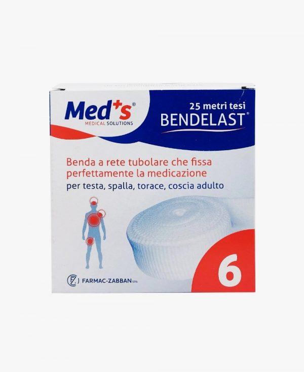 TORINOMED - Rete Elastica Tubolare Bendelast® Misura 6 – Confezione 25 Metri