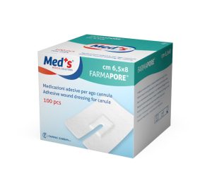 MEDICAZIONE ADESIVA FARMAPORE PER AGO CANNULA - TORINOMED