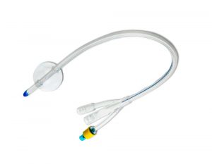 TORINOMED - Catetere Foley a 3 vie - sterile - in silicone - monouso - Conf. 10 pz.