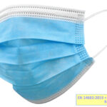 MASCHERINA CHIRURGICA FILTRANTE 98% 3 VELI tipo IIR con elastici - adulti - azzurra - TORINOMED