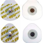 Elettrodo ovale F9089P/100 in Foam pregellato, gel solido, mod. Pediatrico - TORINOMED