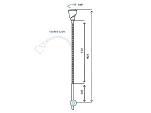 Lampada a  LED ALFA-FLEX - su carrello - immagine 4