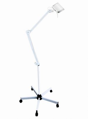 Lampada HYRIDIA a 7 LED con braccio a pantografo - su carrello