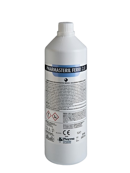 pharmasteril_ferri_2.0 Disinfettante per ferri chirurgici PHARMASTERIL FERRI 2.0 – flacone da 1 litro - TORINOMED