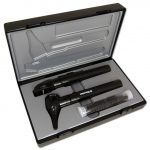 KIT DIAGNOSTICO RIESTER E-SCOPE® - NERO Set oto-oftalmoscopio, LED 3,7V in valigetta rigida.