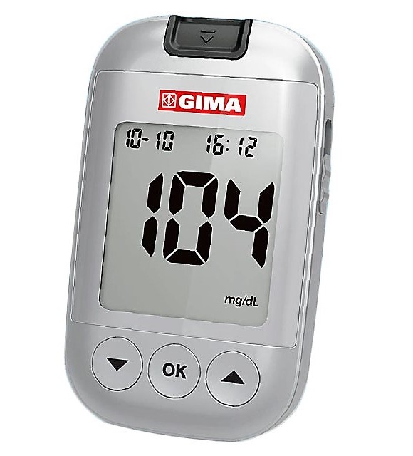 TORINOMED - KIT COMPLETO GLUCOMETRO GIMA mg/dl