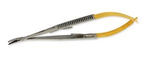 TORINOMED - PORTA AGHI CASTROVIEJO C.T. CURVO - 14 cm. - punte zigrinate