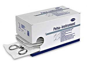 Forbici chirurgiche punte acute rette - 13 cm - PEHA 991083 - conf. da 25 pz. sterili - immagine 3