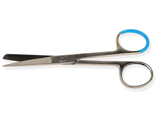 TORINOMED - FORBICI CHIRURGICHE STERILI punte alterne - rette - 13 cm. - GIMA - conf. da 25 pz. sterili