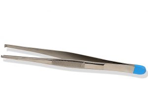 TORINOMED - Pinza Medicazione Chirurgica sterile - retta -13 cm. 1x2 denti - GIMA - conf. da 25 pz. sterili