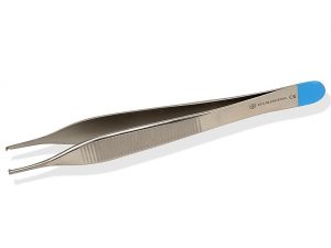 TORINOMED - Pinza ADSON Chirurgica sterile - retta - 12 cm. 1x2 denti - GIMA - conf. da 25 pz. sterili