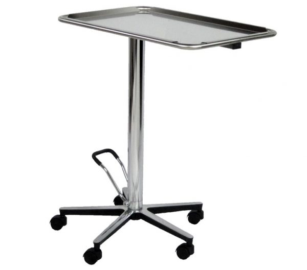 TORINOMED - TAVOLO MAYO IDRAULICO con pompa Carrello di servizio utilizzato come portastrumenti nelle sale operatorie.