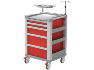 CARRELLO EMERGENZA  COMPACT KART - rosso - immagine 5