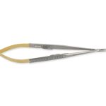 PORTA AGHI CASTROVIEJO C.T. RETTO - 14 cm - punte zigrinate - TORINOMED