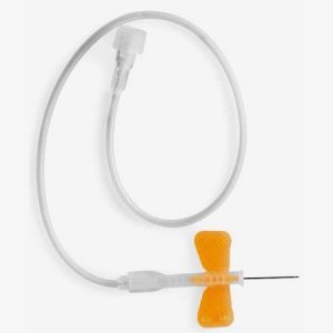 TORINOMED - Ago a FARFALLA 25G con dispositivo di sicurezza LUER LOCK, Conf. 50 pz.