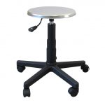 TORINOMED - SGABELLO - sedile inox con ruote