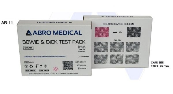 TORINOMED - Test BOWIE & DICK TEST PACK - 120 x 95 mm.