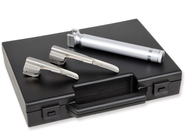 34301_a TORINOMED - SET LARINGO PEDIATRICO 2 LAME - Lame Miller 0-1