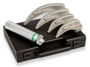 TORINOMED - SET LARINGO "GIMA GREEN" F.O. LED 4 LAME Mc Intosh 1-2-3-4 - 2,5V