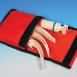 TORINOMED - EMERGENCY PACK: manico in plastica, confezione di 3 lame monouso Mc Intosh N. 2, 3, 4.