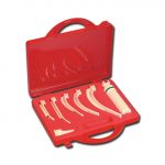 TORINOMED - EMERGENCY CASE: Manico in plastica + 6 lame monouso (Miller 0, 1, 2 e Mc Intosh 2, 3, 4).