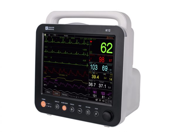 TORINOMED - MONITOR MULTIPARAMETRICO K12 12" - ECG 5 der.