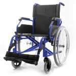 TORINOMED - CARROZZINA CLASSIC ALLUMINIO - seduta 46 cm. - tessuto nero