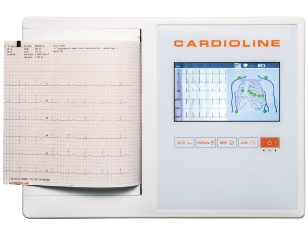 CARDIOLINE ECG200L GLASGOW - schermo a colori touch da 7 pollici CARDIOLINE ECG 200L GLASGOW - schermo a colori touch da 7 pollici -Torinomed