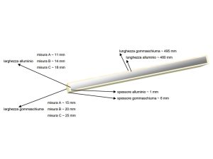 STECCHE ALLUMINIO - Conf. 12 pz. - immagine 5