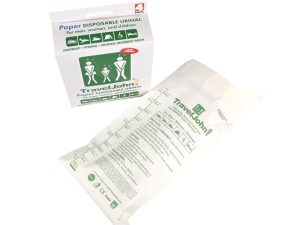 WC PORTATILE IN CARTA TRAVELJOHN - 800 cc - conf. 4 pz. - immagine 3