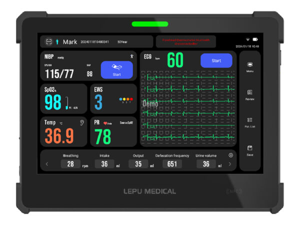MONITOR SEGNI VITALI AIVIEW VS TABLET - TORINOMED