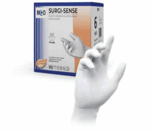 GUANTI STERILI IN LATTICE SENZA POLVERE SURGISENSE - TORINOMED