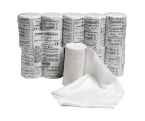 ovatta ortopedica agugliata in bende sintetica mista - TORINOMED