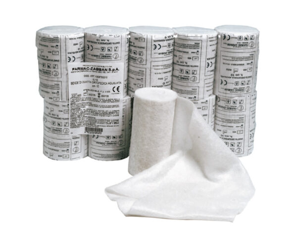 ovatta ortopedica agugliata in bende sintetica mista - TORINOMED